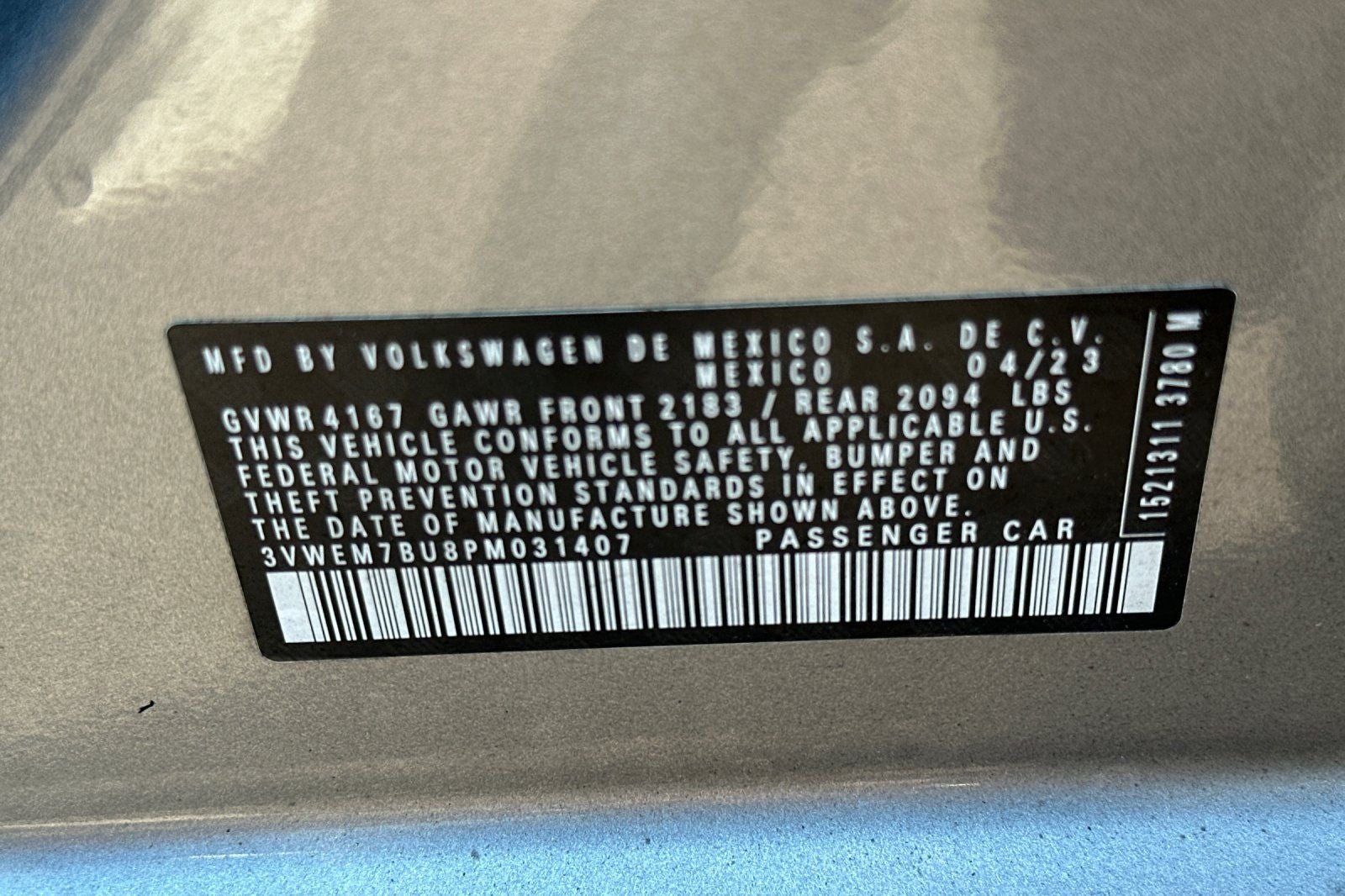 2023 Volkswagen Jetta 1.5T SE