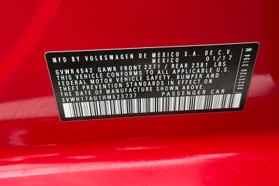 2017 Volkswagen Golf Alltrack TSI S 4Motion