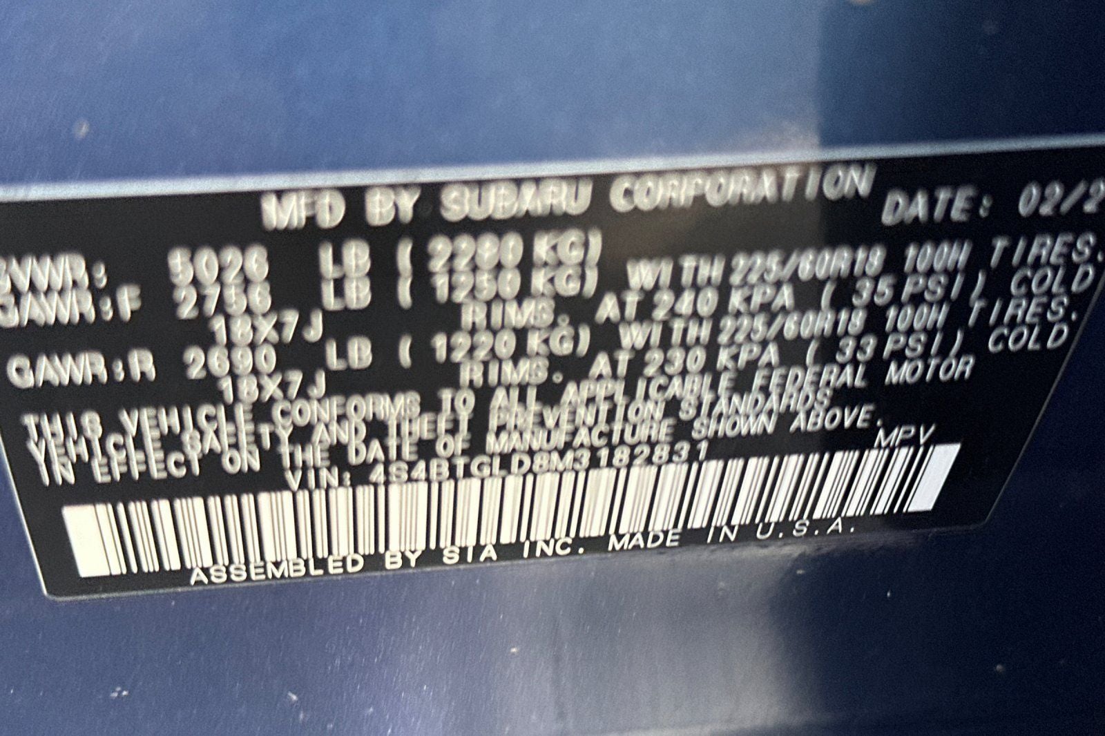 2021 Subaru Outback Onyx Edition XT