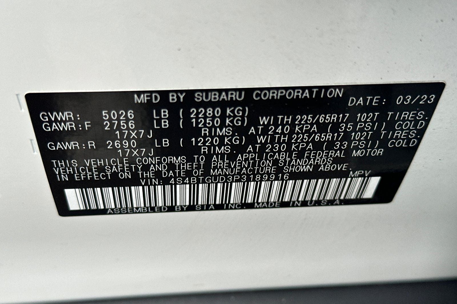 2023 Subaru Outback Wilderness