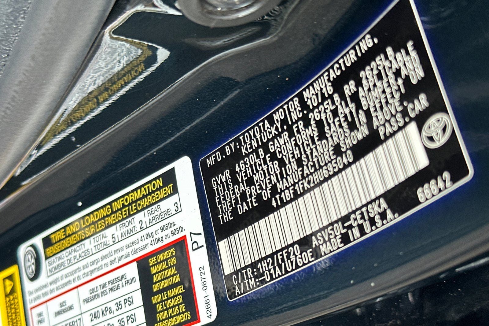 2017 Toyota Camry SE