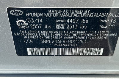 2015 Hyundai Sonata SE