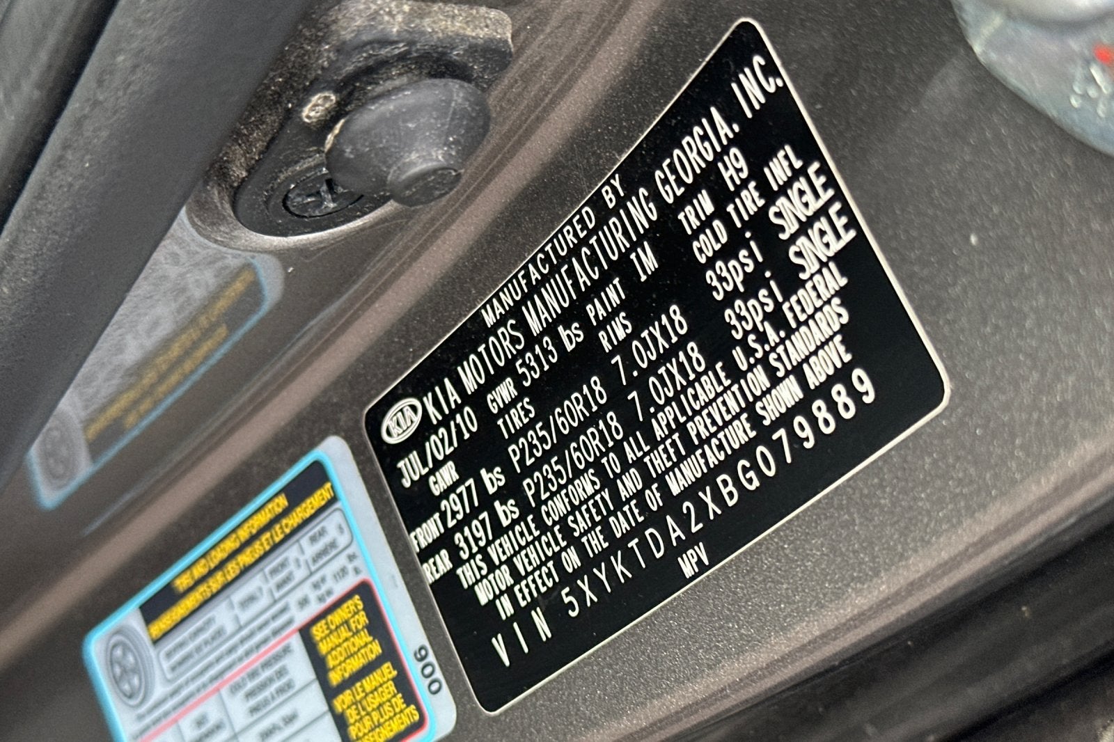 2011 Kia Sorento LX