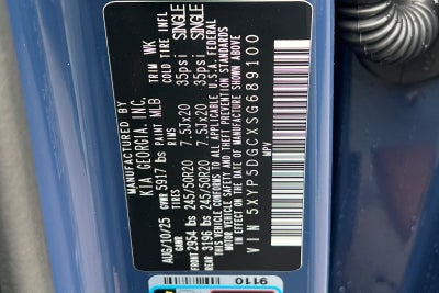 2025 Kia Telluride SX