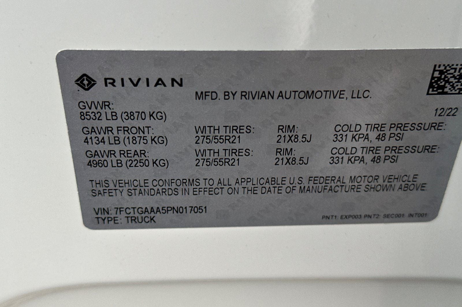 2023 Rivian R1T Adventure