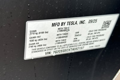 2026 Tesla Cybertruck Base