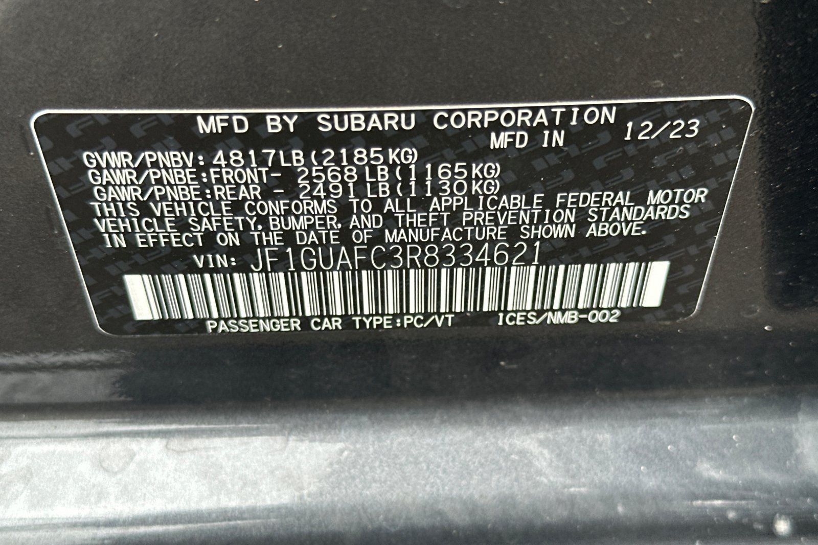 2024 Subaru Impreza Sport