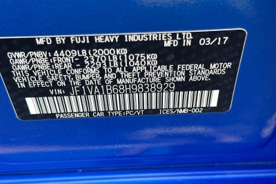 2017 Subaru WRX Base