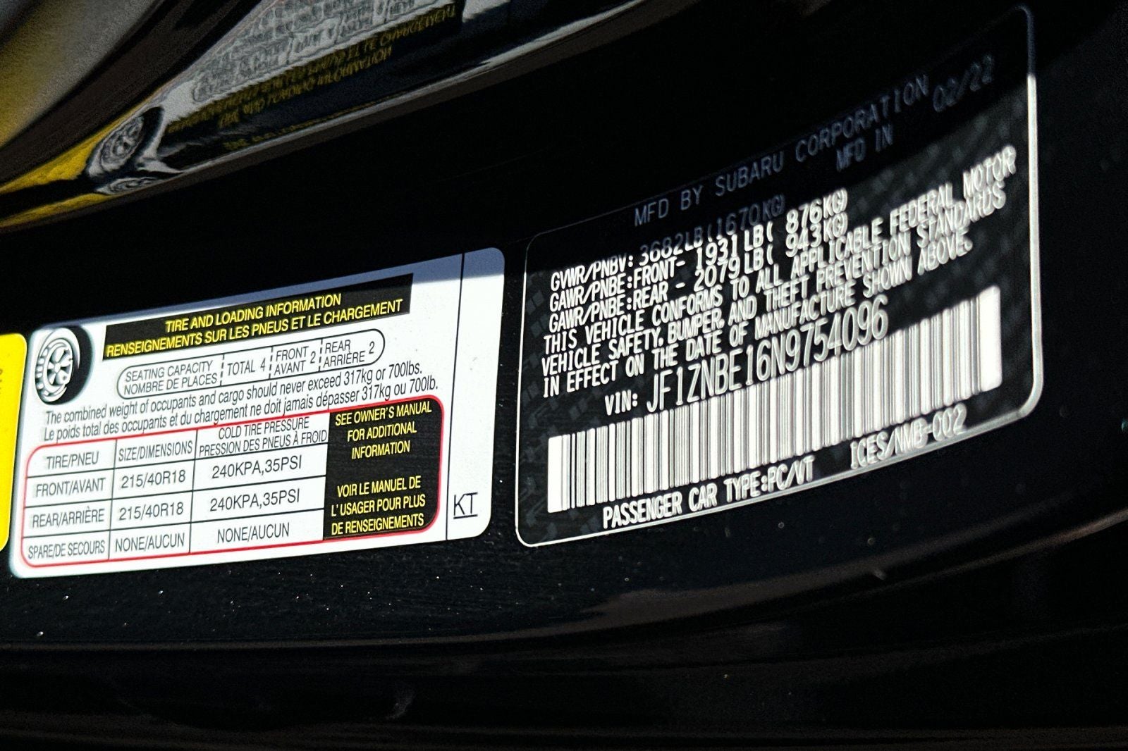 2022 Toyota GR86 Premium