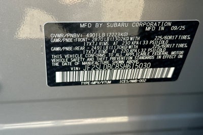 2025 Subaru Forester Premium