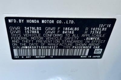 2016 Honda Fit EX