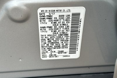 2017 Nissan Rogue S
