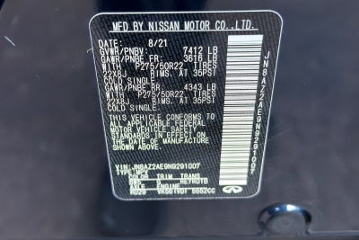 2022 INFINITI QX80 LUXE