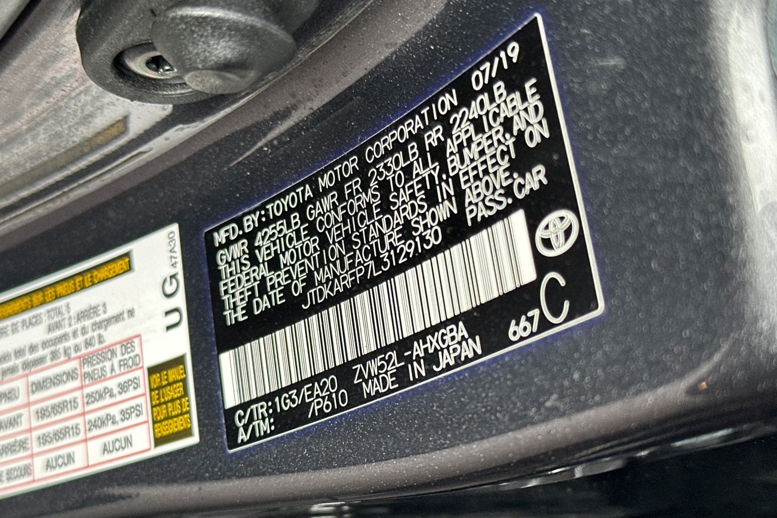 2020 Toyota Prius Prime LE