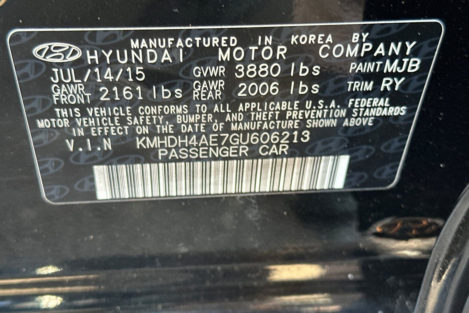 2016 Hyundai Elantra Limited