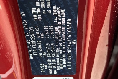 2026 Kia Carnival Hybrid SX