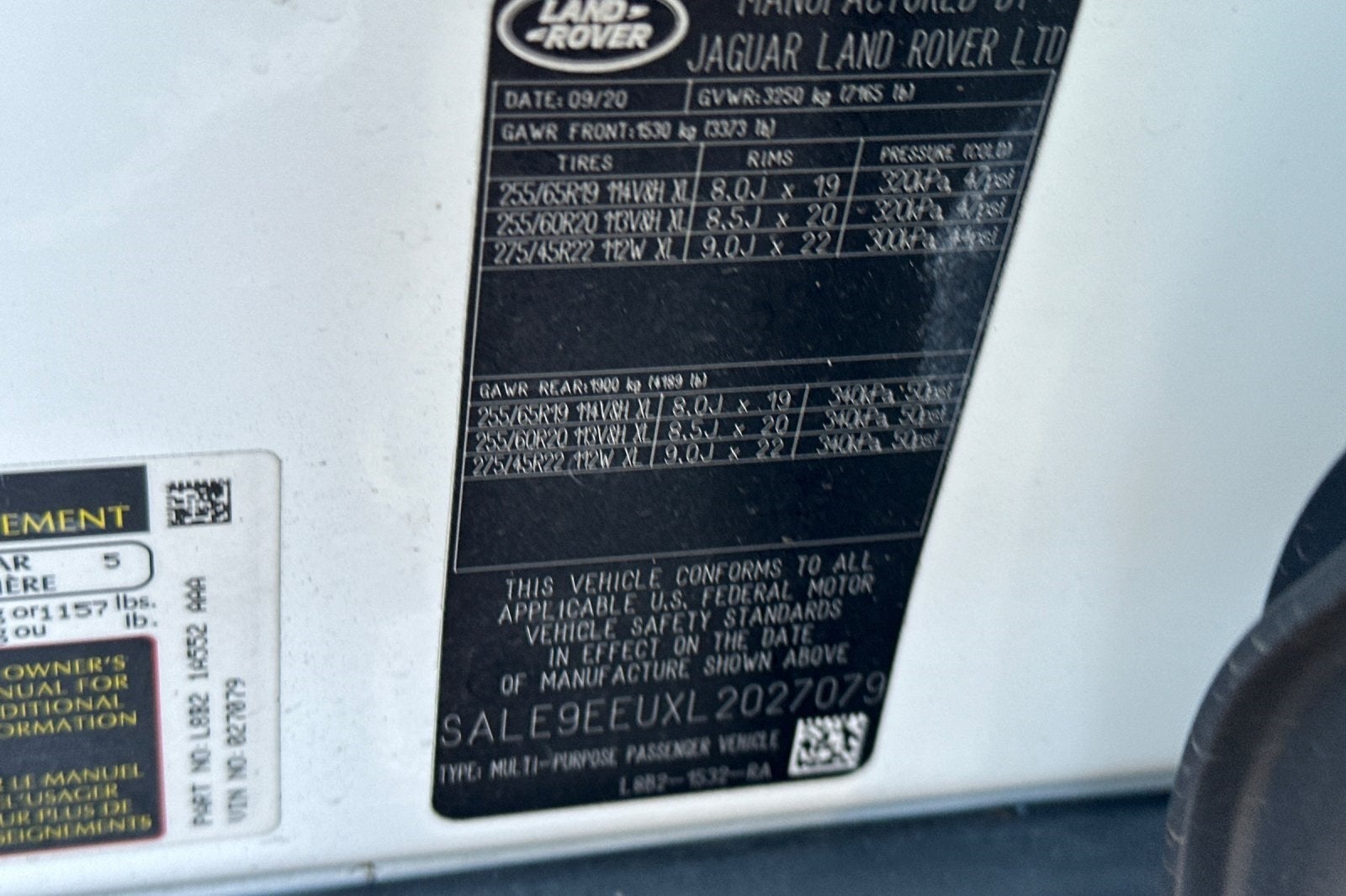 2020 Land Rover Defender 110 HSE