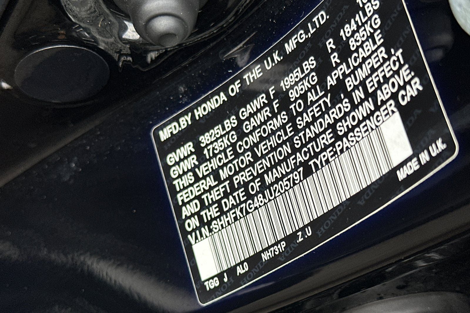 2018 Honda Civic Sport