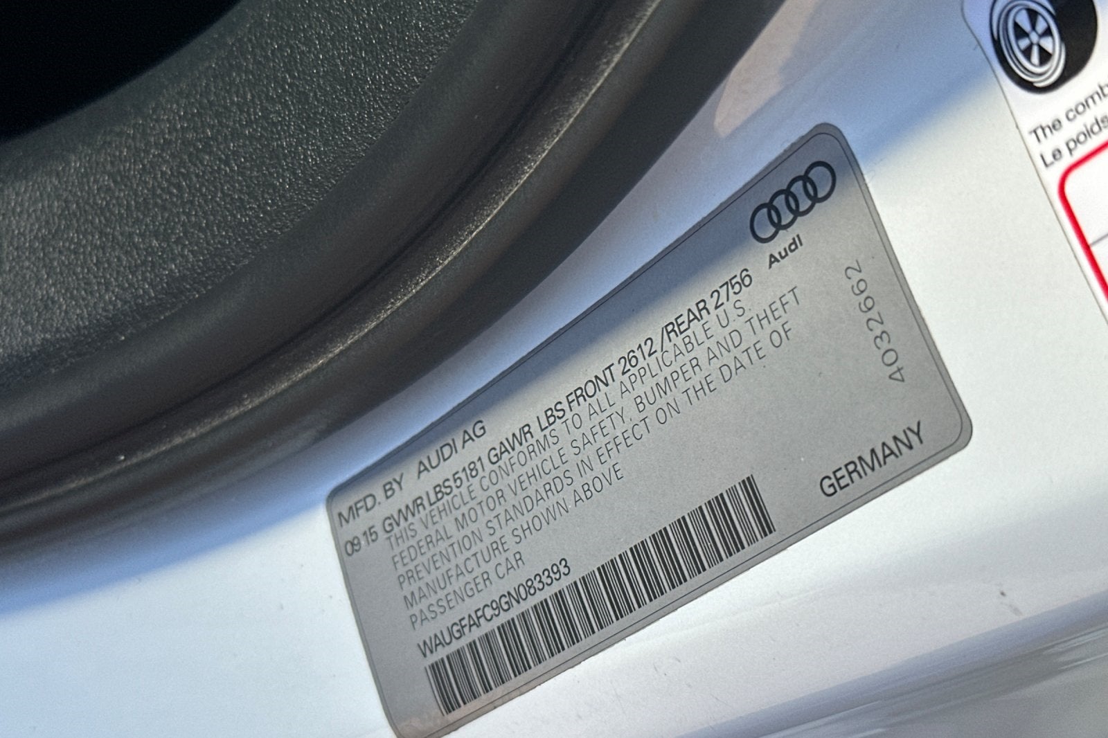 2016 Audi A6 2.0T Premium Plus quattro